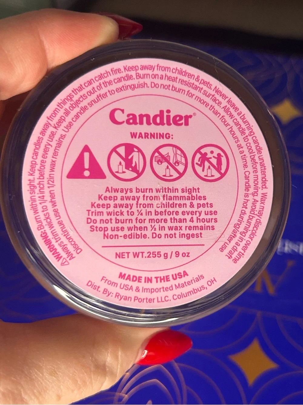 Candier by Ryan Porter “Hot Girls Read Books” Scented Candle